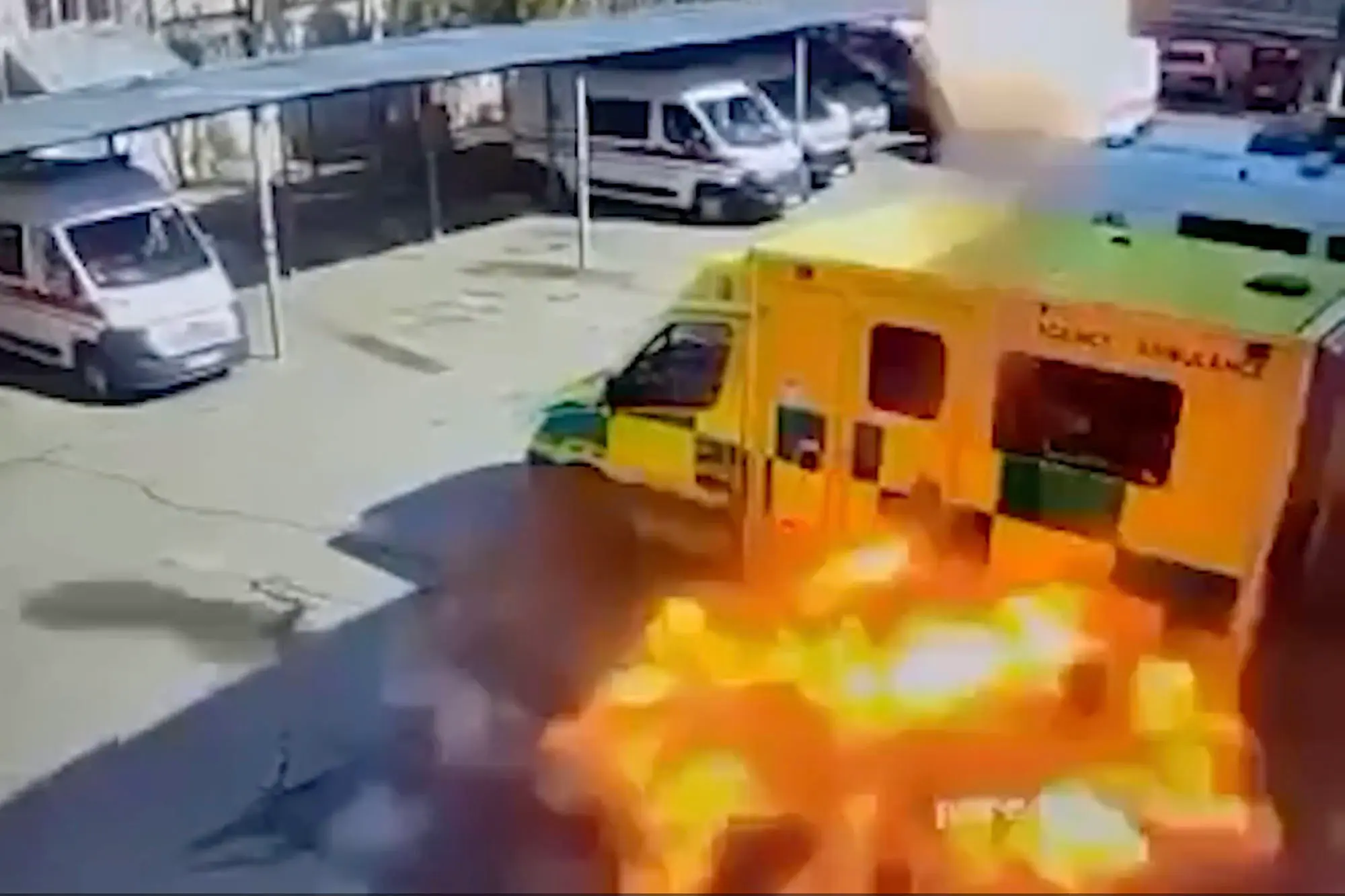 Rusia bombardea ambulancia