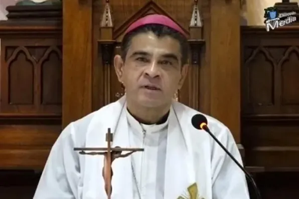 El obispo Rolando Alvarez