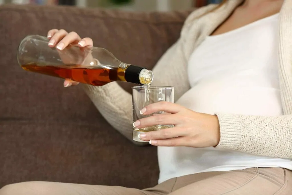 Bebiendo mientras embarazada